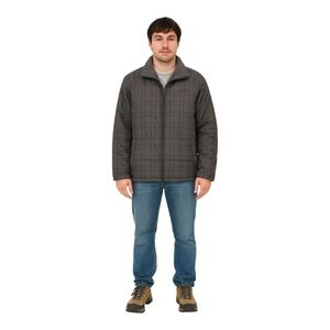 Billabong brown/black plaid winter puffer jacket, Large Outdoor